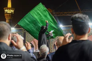 مراسم چهارپایه&zwnj;خوانی کشورهای جهان اسلام در حرم مطهر رضوی -2