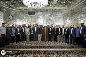 دیدار معاون و مدیران سیمای صدا و سیمای جمهوری اسلامی با تولیت آستان قدس رضوی