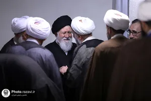 گرامیداشت شهدای خدمت در بیت آیت الله علم&zwnj;الهدی