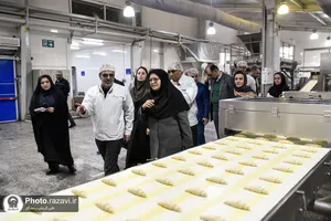 بازدید رئیس سازمان ملی استاندارد از شرکت صنایع غذایی رضوی