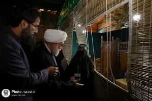بازدید تولیت آستان قدس رضوی از موکب دخترانه نجمه