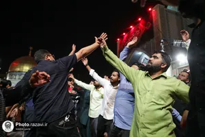 عزاداری زائران اردوزبان در حسینیه حرم مطهر رضوی