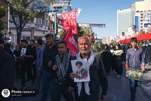 تشییع پیکر رهبر شهید انقلاب در مشهد مقدس-3