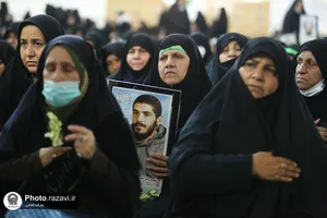 عزاداری زنان نوغان در حرم مطهر رضوی