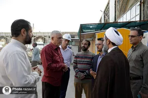 بازدید قائم مقام تولیت حرم کاظمین از پروژه&zwnj;های عمرانی حرم مطهر