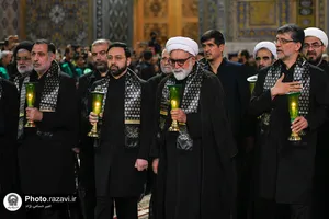 مراسم شام غریبان حضرت رضا(علیه&zwnj;السلام) در حرم مطهر رضوی