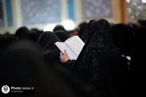 مراسم مقتل خوانی روز عاشورا در حرم مطهر رضوی