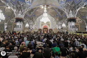 عزاداری دهه آخر صفر در رواق امام خمینی حرم مطهر رضوی