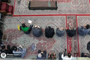 تشییع پیکر فضل&zwnj;الله برهانی در حرم مطهر رضوی