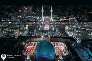 آئین خطبه&zwnj;خوانی شب عاشورا در حرم مطهر رضوی