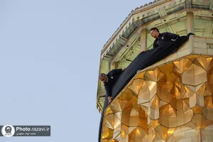 آیین اذن عزای ماه محرم در حرم مطهر رضوی-2