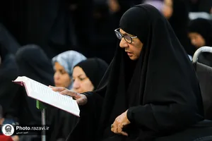 محفل انس با قرآن بمناسبت شهادت امام جواد علیه السلام در صحن غدیر حرم مطهر رضوی