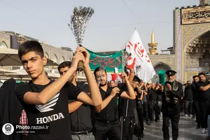 عزاداری روز شهادت امام رضا علیه&zwnj;السلام در حرم مطهر رضوی-1