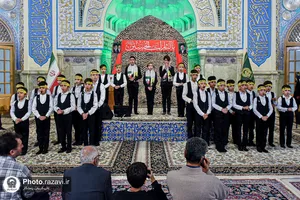 مراسم بزرگداشت شهید حجت&zwnj;الاسلام سیدحسن نصرالله در حرم مطهر رضوی