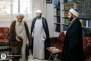 دیدار کارگروه مدرسه تابستانی دارالعلم با علما در مشهد-1