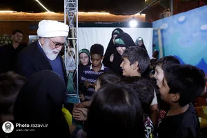 بازدید تولیت آستان قدس رضوی از موکب دخترانه نجمه