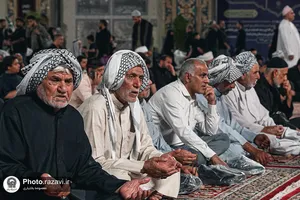 بزرگداشت رهبر شهید انقلاب ویژه زائران عرب زبان حرم مطهر رضوی