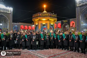 مراسم شام غریبان حضرت رضا(علیه&zwnj;السلام) در حرم مطهر رضوی