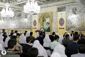 دیدار ۱۱۴ زوج دانشجوی دانشگاه&zwnj;های مشهد با تولیت آستان قدس رضوی