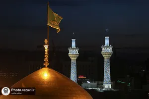 آیین نقاره&zwnj;نوازی شب میلاد امام رضا(علیه&zwnj;السلام) در حرم مطهر رضوی