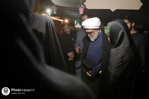 بازدید تولیت آستان قدس رضوی از موکب دخترانه نجمه