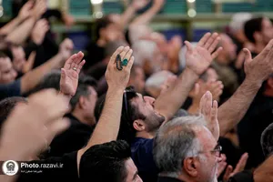 مراسم چهارپایه خوانی در حرم مطهر رضوی