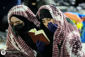 حضور نوجوانان دهه هشتادی در مراسم احیا ماه مبارک رمضان