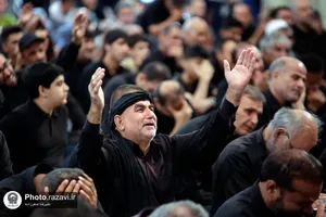 مراسم مقتل خوانی روز عاشورا در حرم مطهر رضوی