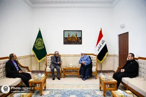 تشرف تولیت آستان قدس رضوی به حرم مطهر امیرالمومنین علیه&zwnj;السلام