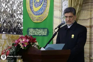 مراسم اعطای احکام خدام حرم مطهر رضوی