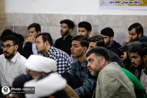 حضور تولیت آستان قدس رضوی در مدرسه علمیه الحجة