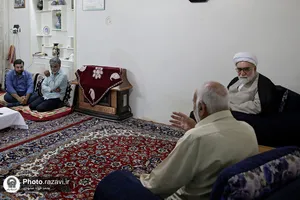 دیدار تولیت آستان قدس رضوی با خانواده شهید سجادی پویا