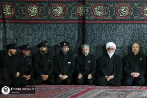 آیین خطبه&zwnj;خوانی شب شهادت امام رضا (ع) در حرم مطهر رضوی