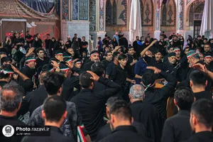 عزاداری سنتی شب دهم محرم در &laquo;حسینیه حرم&raquo;