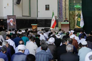 بزرگداشت آیت‌الله محمداسحاق فیاض در حرم مطهر رضوی