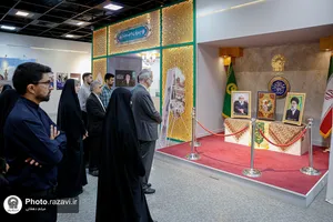 تشرف دانشجویان دانشکده روابط بین&zwnj;الملل وزارت امور خارجه به حرم مطهر رضوی