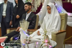 مراسم تجلیل از زوج&zwnj;های جوان مشهدی