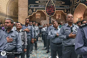 تشرف جمعی از کارکنان حمل و نقل عمومی مشهد مقدس