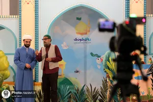 ضبط برنامه تلویزیونی &laquo;بچه مسلمان&raquo; در رواق کودک حرم مطهر رضوی