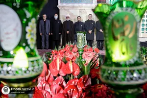 آیین خطبه خوانی شب شهادت امام رضا علیه السلام در حرم مطهر رضوی - 3