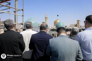 بازدید جمعی از نمایندگان مجلس شورای اسلامی از فعالیت&zwnj;های عمرانی حرم مطهر رضوی