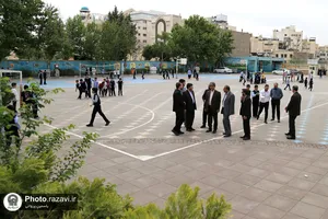 مراسم بزرگداشت هفته معلم در مدارس امام رضا(علیه&zwnj;السلام)