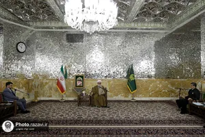 دیدار اعضای دبیرخانه شورای امر به معروف و نهی از منکر حرم با تولیت آستان قدس رضوی