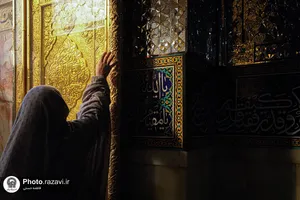 حال و هوای حرم مطهر رضوی در روز ولادت پیامبر اکرم (ص) و امام جعفر صادق علیه&zwnj;السلام