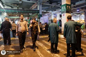 صیانت یگان حفاظت از مواکب اطراف حرم مطهر رضوی