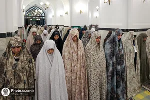 آیین معنوی اعتکاف در حرم مطهر رضوی-1