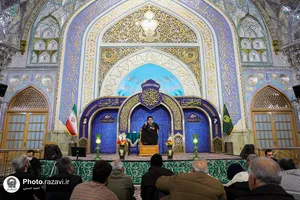 مراسم گرامیداشت حماسه ٩ دی در حرم مطهر رضوی - 3