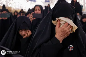 سوگواری زنان محله نوغان در سالروز شهادت امام هشتم علیه&zwnj;السلام