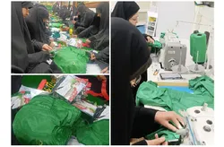 رکوردشکنی خیاط‌خانه حرم رضوی در تولید ۹ هزار دست لباس برای همایش شیرخوارگان حسینی