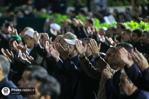 مراسم احیا شب نوزدهم ماه مبارک رمضان در حرم مطهر رضوی - 1